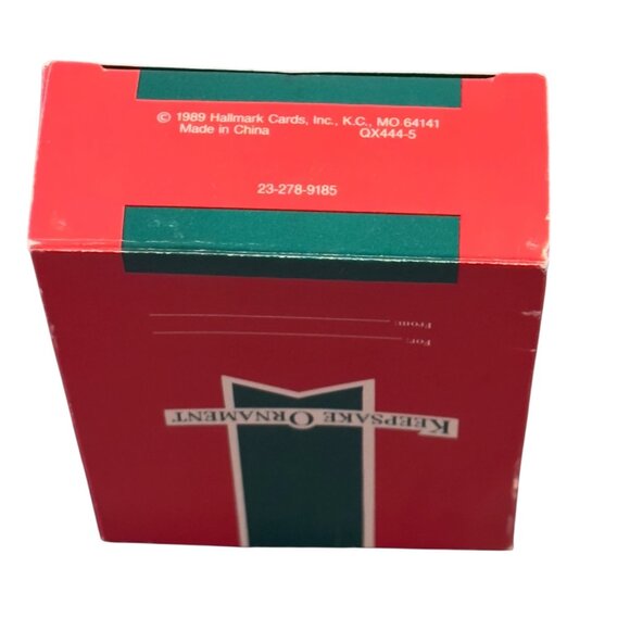 Hallmark Keepsake Ornament Son Handcrafted 1989 With Box - Picture 3 of 7